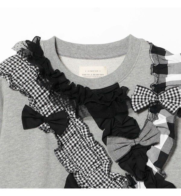 BEAMSBOY「【別注】TORI-TO / リボン スウェット シャツ」|スウェット・ジャージ|