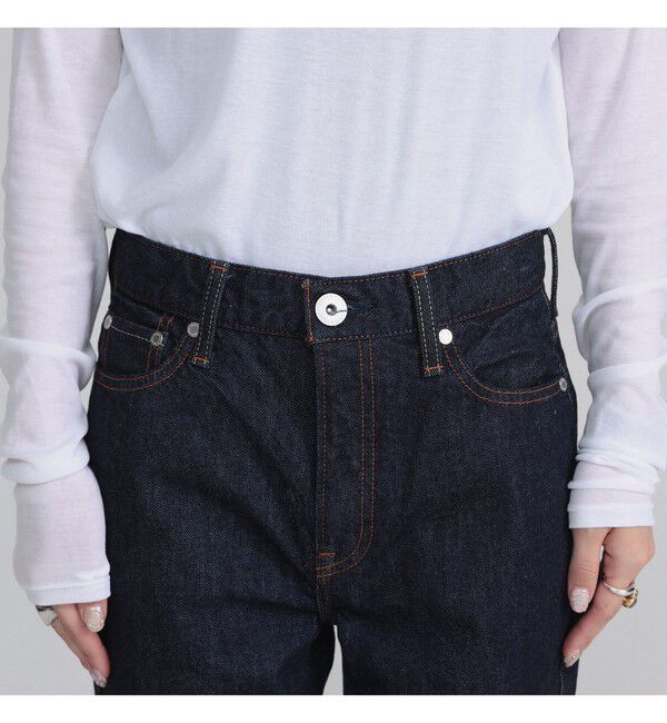 Demi-Luxe BEAMS 「upper hights / THE AMALIE BLUERINSE デニムパンツ」|デニム|