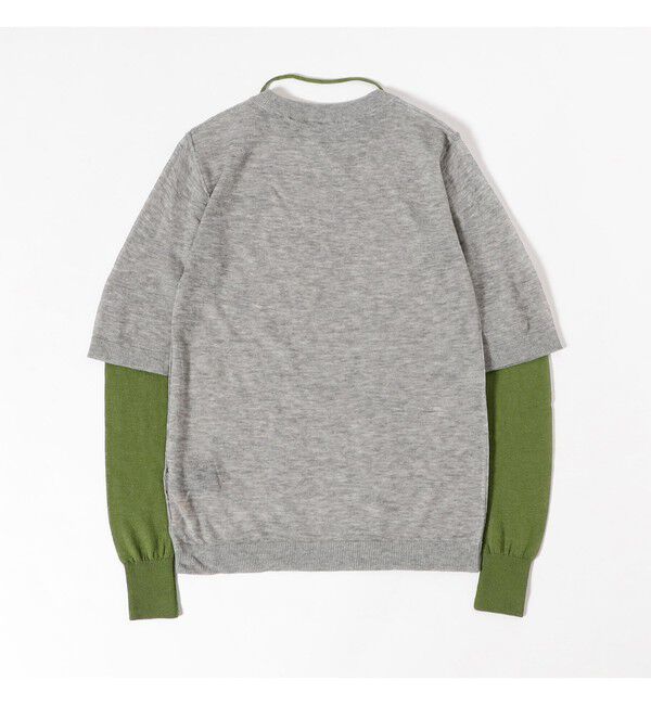 BEAMSBOY「maturely / ウール ショートスリーブ アンド アームカバー」|ニット・セーター|