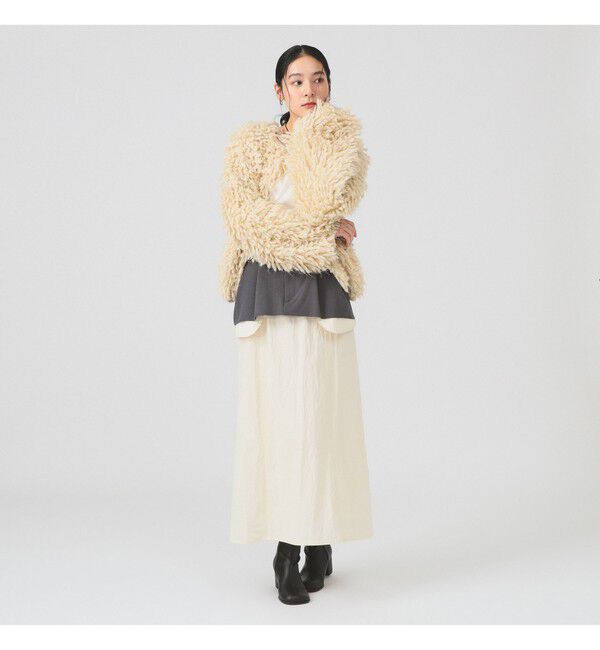 Ray BEAMS 「ミックス ループ編み ニット ジャケット」|ニット・セーター|