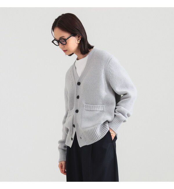 Demi-Luxe BEAMS 「【別注】SLOANE / 5ゲージ Vネック カーディガン」|ニット・セーター|