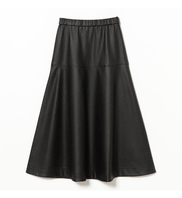 Ray BEAMS 「フェイクレザー パンチング スカート」|スカート|