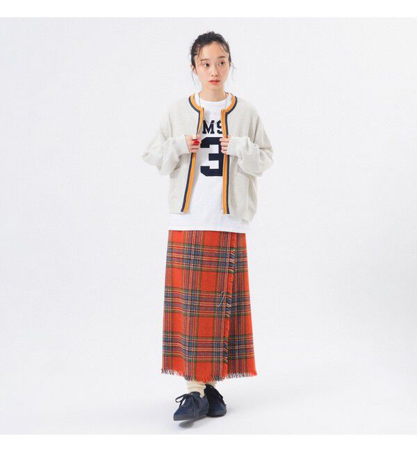 BEAMSBOY「スリートーン スウェット カーディガン」|スウェット・ジャージ|