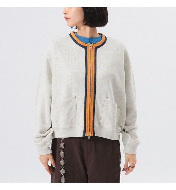 BEAMSBOY「スリートーン スウェット カーディガン」|スウェット・ジャージ|