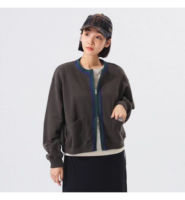 BEAMSBOY「スリートーン スウェット カーディガン」|スウェット・ジャージ|CHARCOAL.G