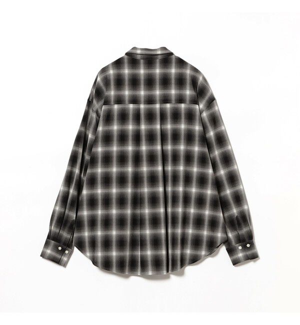 Ray BEAMS 「オンブレチェック ビッグ シャツ」|シャツ・ブラウス|