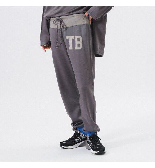 BEAMSBOY「ロゴ イージーパンツ」|チノ|GREY