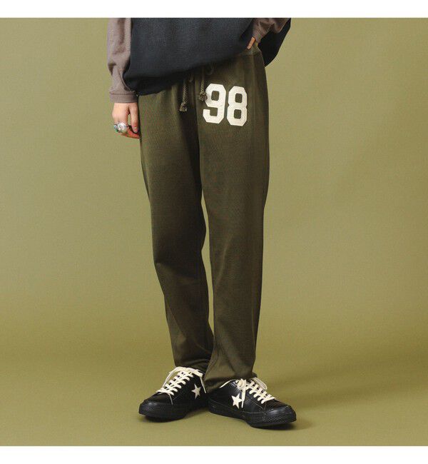 BEAMSBOY「ロゴ イージーパンツ」|チノ|