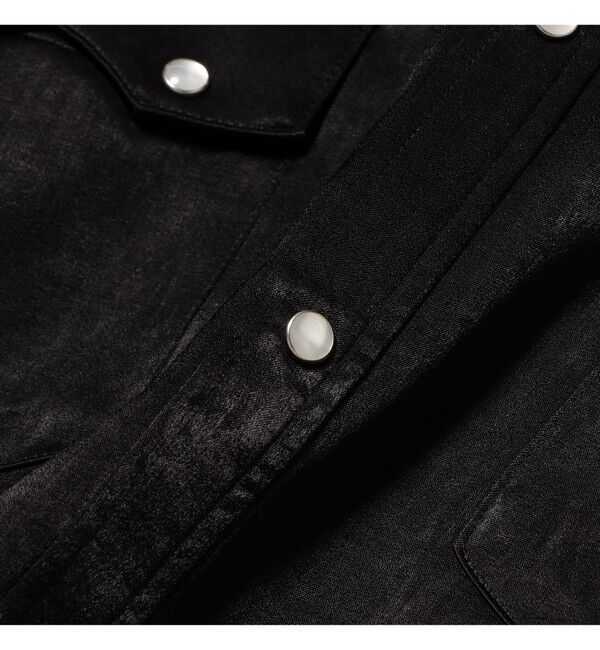 BEAMSBOY「サテン ウエスタン シャツ」|シャツ・ブラウス|