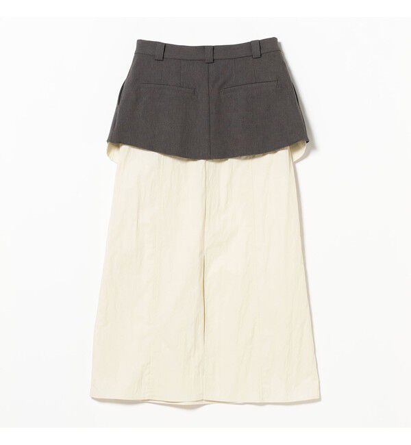 Ray BEAMS 「異素材 レイヤード スカート」|スカート|