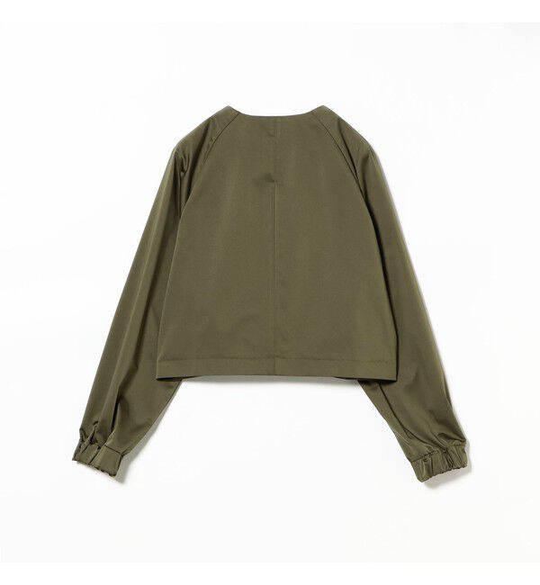 Demi-Luxe BEAMS 「エディター東原妙子 &times; Demi-Luxe BEAMS / シャイニー ポケット ショートブルゾン」|ブルゾン・スタジャン|