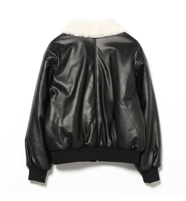 Ray BEAMS 「フェイクレザー ナカワタボマー ブルゾン」|ブルゾン・スタジャン|