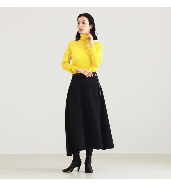Demi-Luxe BEAMS 「	AK+1 / ウール ソリッド フレアスカート」|スカート|