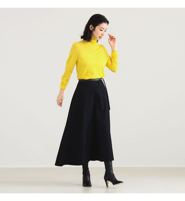 Demi-Luxe BEAMS 「	AK+1 / ウール ソリッド フレアスカート」|スカート|