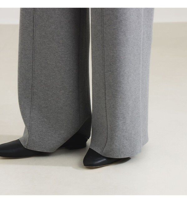 Demi-Luxe BEAMS 「AK+1 / スムース ニットパンツ」|チノ|