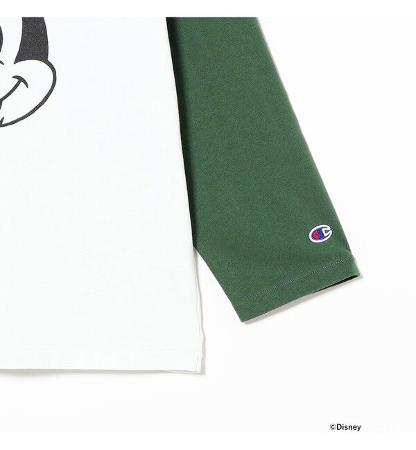 BEAMSBOY「【別注】Champion / ミッキーマウス / フットボール Tシャツ」|Tシャツ・カットソー|