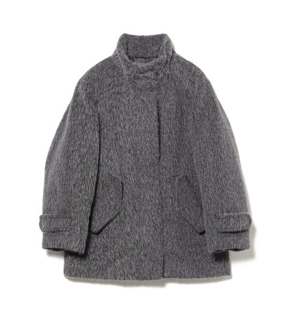 Ray BEAMS 「シャギースタンド カラー ハーフ コート」|その他|