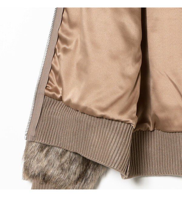 Ray BEAMS 「【別注】PENNEY&rsquo;S / ファー ジャケット」|ブルゾン・スタジャン|