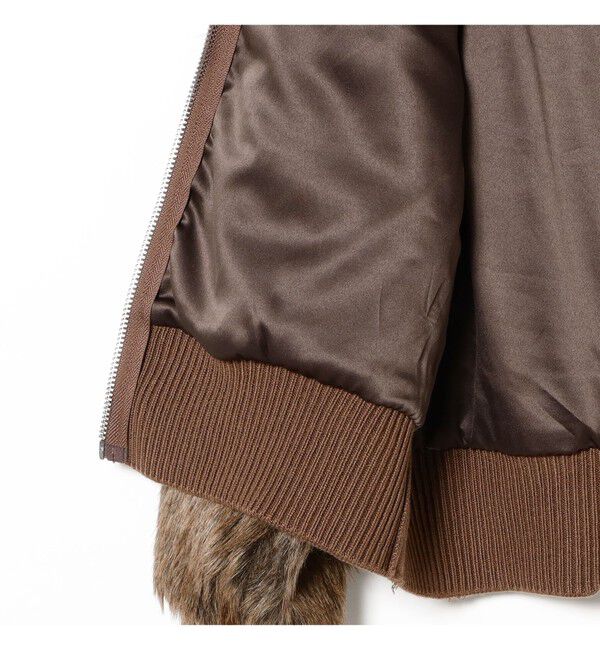 Ray BEAMS 「【別注】PENNEY&rsquo;S / ファー ジャケット」|ブルゾン・スタジャン|