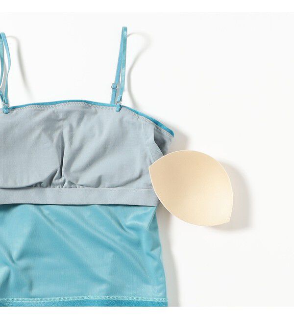 Ray BEAMS 「2WAY ベロア カップ付き キャミソール」|キャミソール|