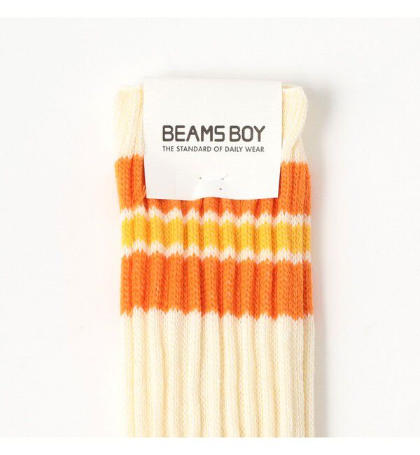 BEAMSBOY「ライン ルーズソックス」|ソックス|