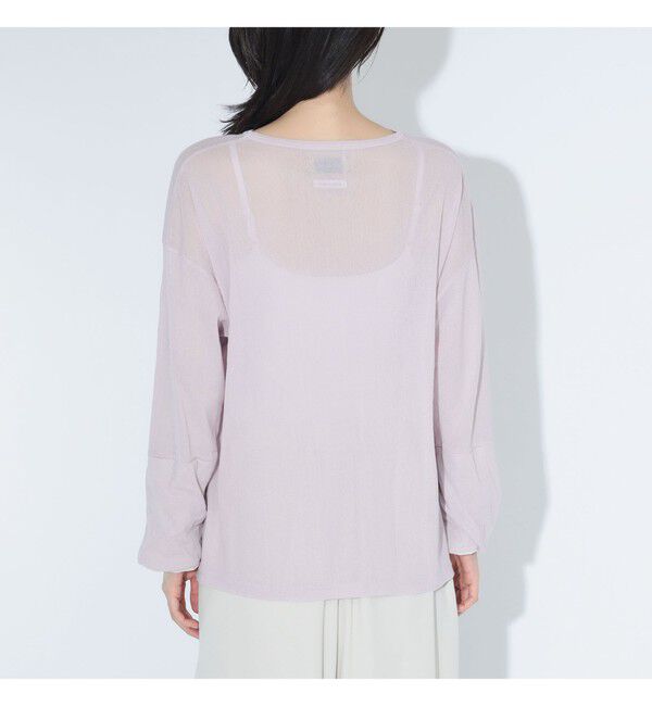 BEAMSBOY「maturely / チュール リバーシブル カフ ロングスリーブ」|Tシャツ・カットソー|