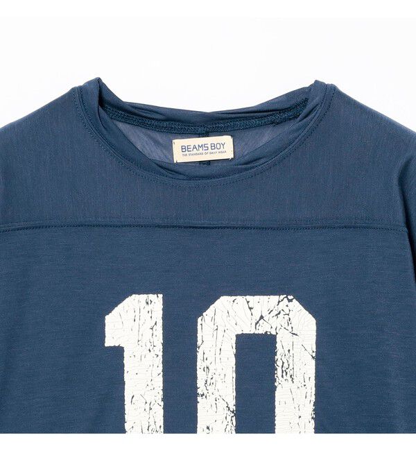 BEAMSBOY「シアー ナンバリング フットボール」|Tシャツ・カットソー|