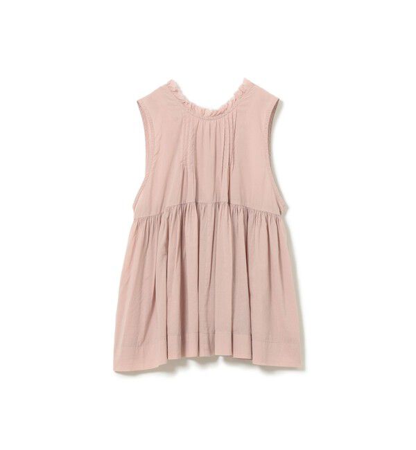 BEAMSBOY「コットン ギャザー ノースリーブ」|シャツ・ブラウス|