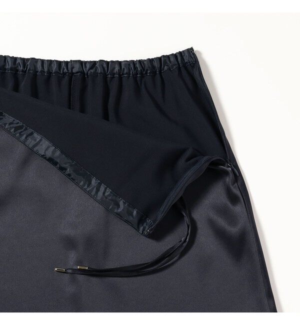 Demi-Luxe BEAMS 「トリアセ ポリエステル フラットサテン スカート」|スカート|