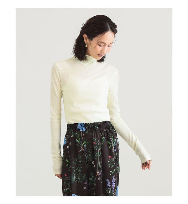 Demi-Luxe BEAMS 「強撚 フライス タートルネック プルオーバー」|Tシャツ・カットソー|LIME