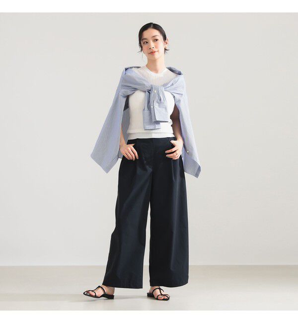 Demi-Luxe BEAMS 「コンフォート タック パンツ」|チノ|