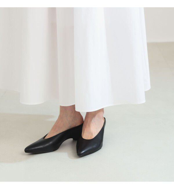 Demi-Luxe BEAMS 「コットン ナイロン タック ギャザー スカート」|スカート|