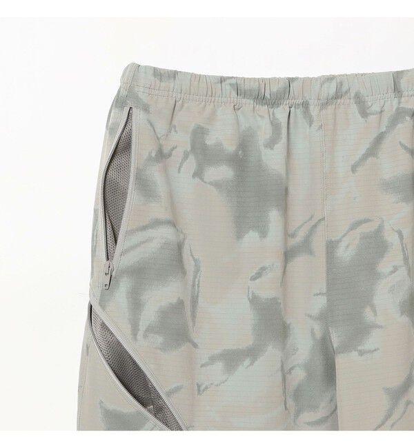 BEAMS「プリント ジップ イージーパンツ」|チノ|