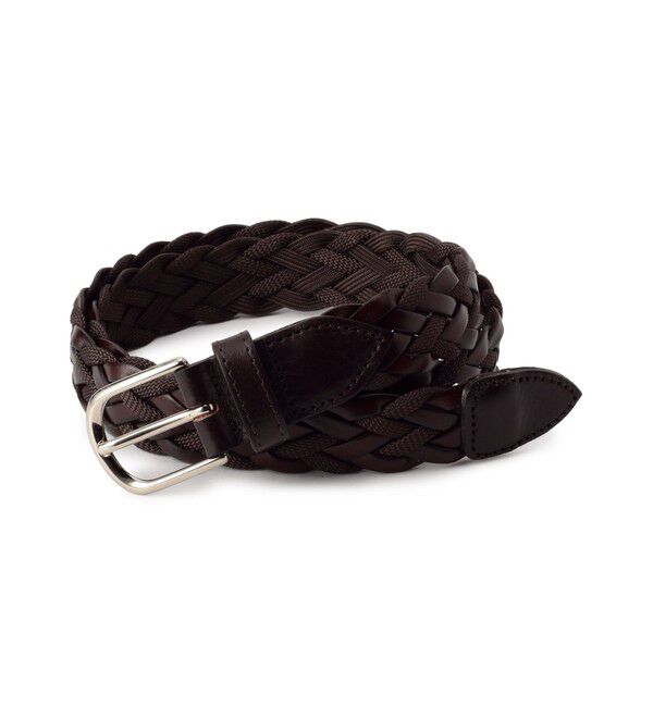 SHIPS「SHIPS: イタリア製 レザー コンビネーション メッシュ ベルト」|ベルト|