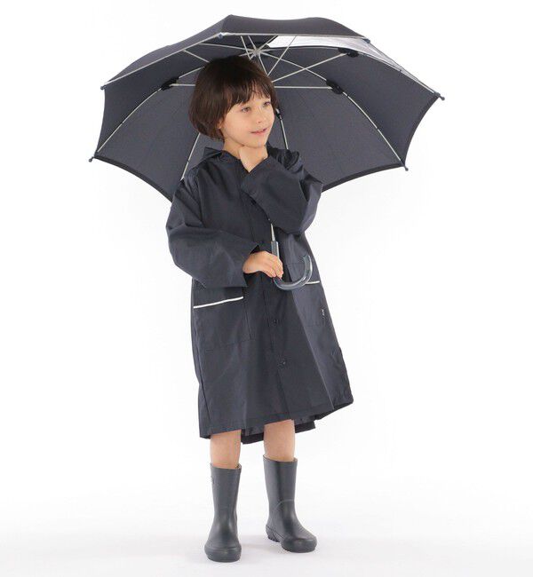 SHIPS KIDS「SHIPS KIDS:＜一面透明仕様＞長傘」|傘|