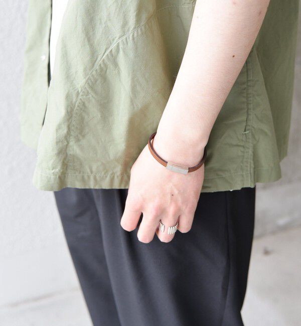 SHIPS any「SHIPS any: レザー マグネット ブレスレット 2◇」|ブレスレット・バングル|