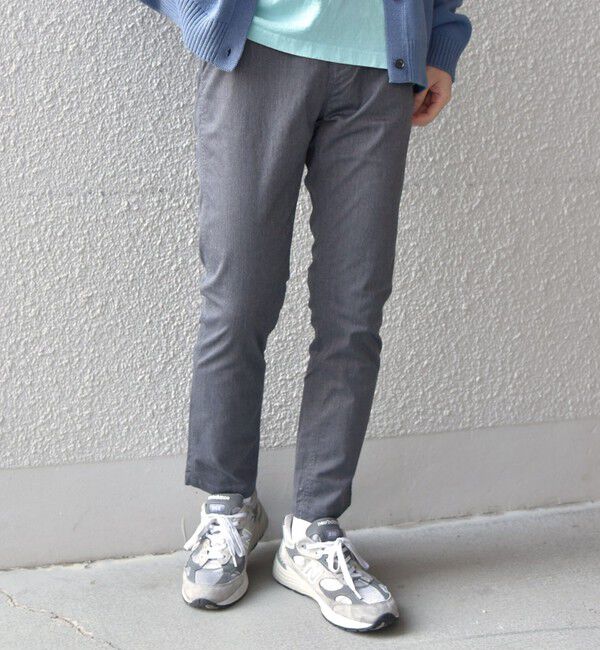 SHIPS any「SHIPS any: スリム テーパード ストレッチ チノ パンツ◆」|チノ|グレー