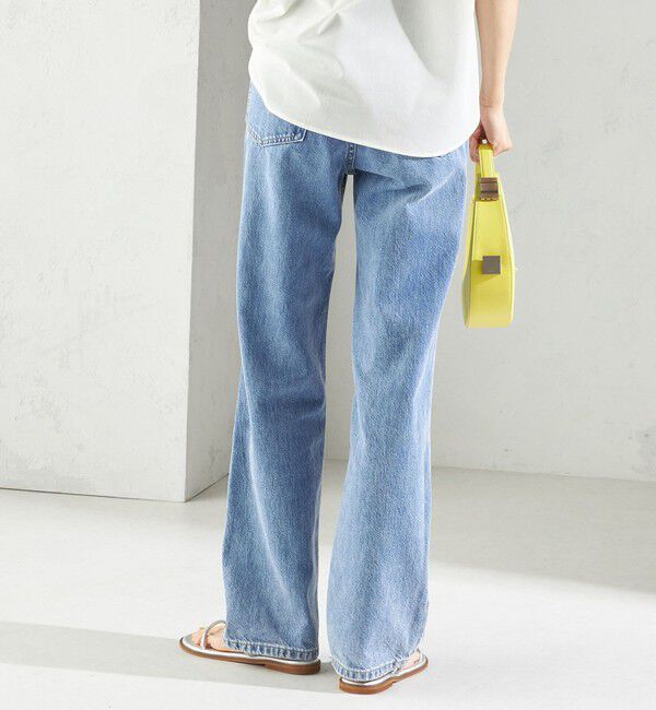 SHIPS for women「〈洗濯機可能〉ストレート フィット デニム パンツ」|デニム|