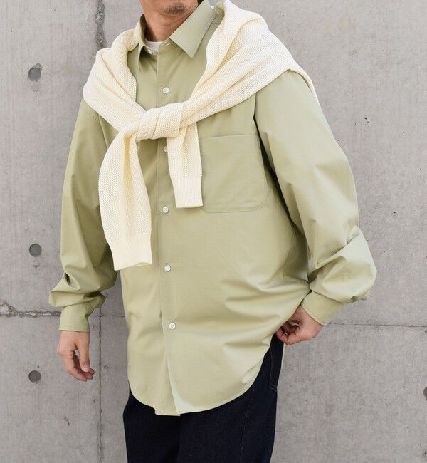 SHIPS any「SHIPS any: バンブー レーヨン バルーンスリーブ ドレープ オーバー シャツ ［BRIOS］◇」|シャツ・ブラウス|