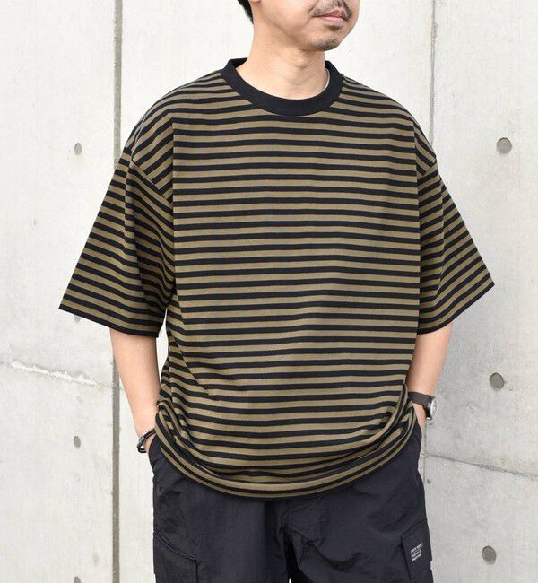 SHIPS any「SHIPS any: ベーシック ボーダー リラックス Ｔシャツ 24SS◇」|Tシャツ・カットソー|