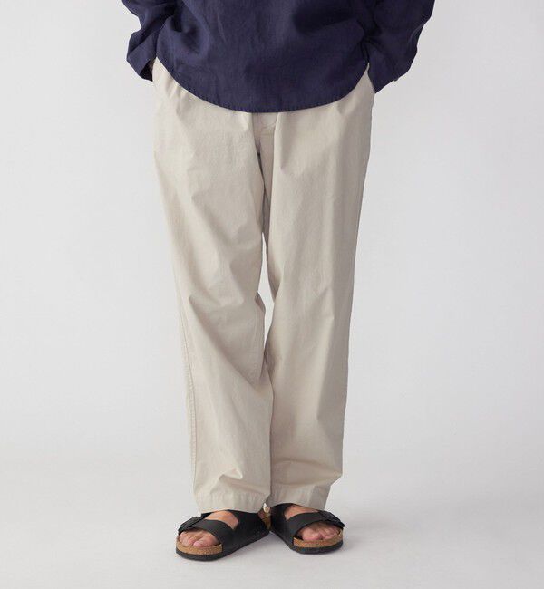 SHIPS「SHIPS: ガーメントダイ コットン リラックス イージーパンツ」|その他|ベージュ