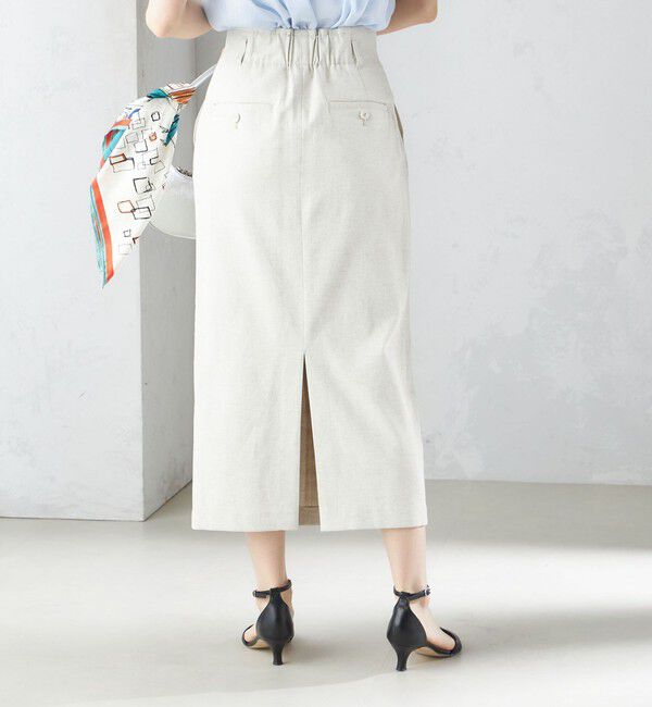 SHIPS for women「〈手洗い可能 / UVカット〉ドライ オックス タック タイト スカート ◇」|スカート|