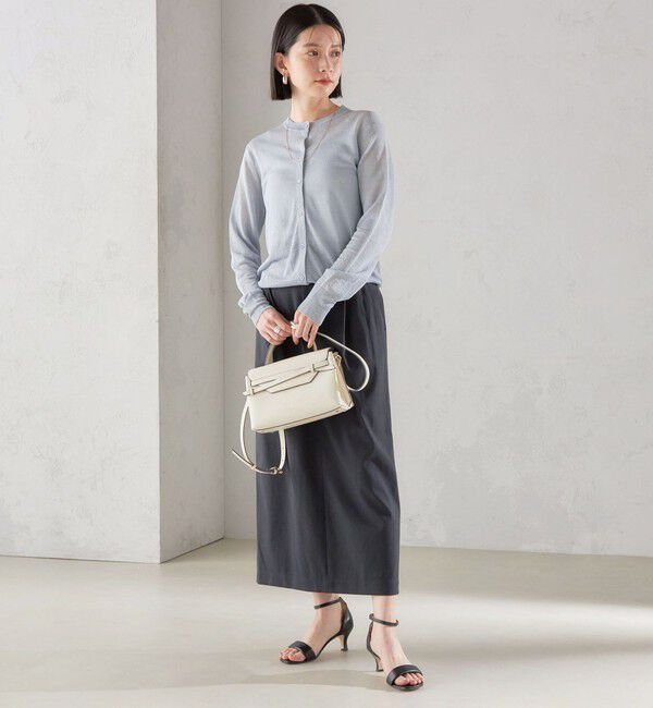 SHIPS for women「〈手洗い可能 / UVカット〉ドライ オックス タック タイト スカート ◇」|スカート|