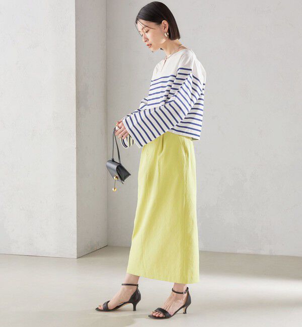 SHIPS for women「〈手洗い可能 / UVカット〉ドライ オックス タック タイト スカート ◇」|スカート|