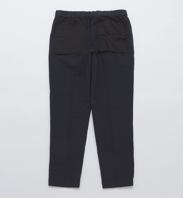 SHIPS「SHIPS:〈手洗い可能/セットアップ対応〉サフィラン リネン ソロ サッカー パンツ」|スラックス|