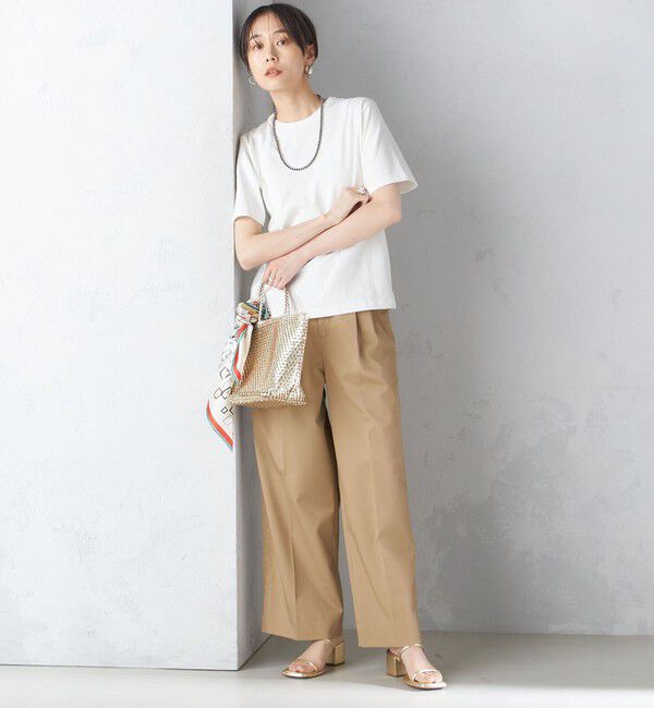 SHIPS for women「〈手洗い可能〉ベーシック TEE」|Tシャツ・カットソー|