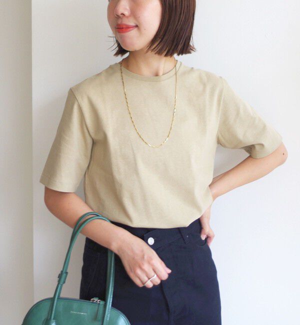 SHIPS for women「〈手洗い可能〉ベーシック TEE」|Tシャツ・カットソー|