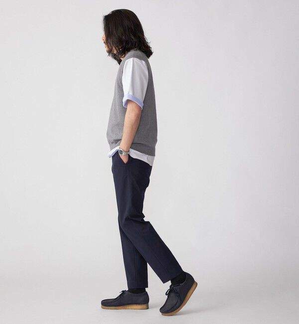 SHIPS「SHIPS: 〈手洗い可能〉12ゲージ コットン Vネック ニット ベスト」|ベスト・ジレ|