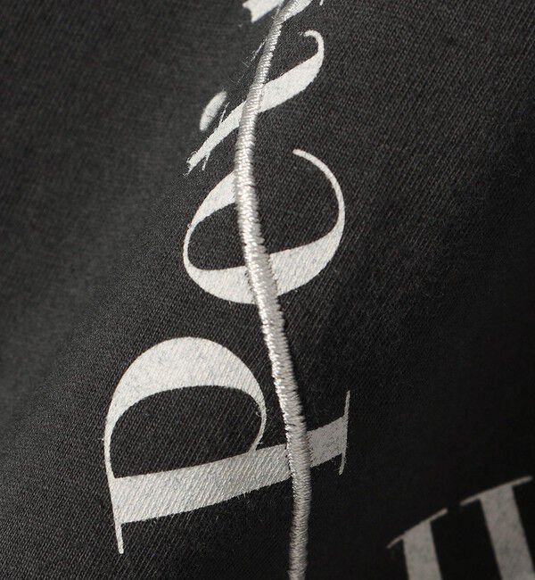 SHIPS for women「【WEB限定】〈手洗い可能〉バリエーション ロゴ 刺繍 プリントTEE」|Tシャツ・カットソー|