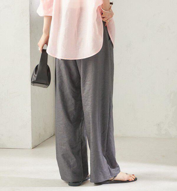 SHIPS for women「《一部追加予約》〈手洗い可能〉ツイル ドロスト パンツ」|その他|